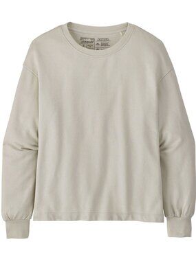 Patagonia Women's Regenerative Organic Cotton Pullover Dyno White Size Med NWT
